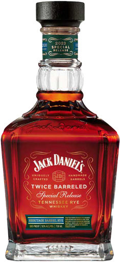 Jack Daniel's Twice Barreled Special Release Heritage Barrel Tennessee Rye Whiskey | 700ML