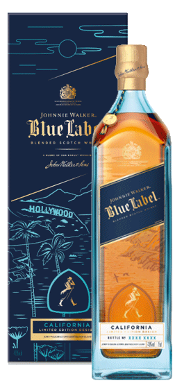 Johnnie Walker Blue Label California Limited Edition Design Blended Scotch Whisky - CaskCartel.com