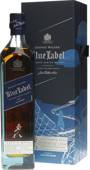 Johnnie Walker Blue Label Cities of the Future X Mars 2220 Scotch Whisky | 700ML at CaskCartel.com
