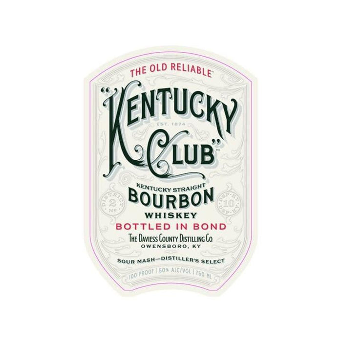 Kentucky Club Bottled In Bond Kentucky Straight Bourbon Whiskey