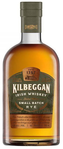 Kilbeggan Irish Small Batch Rye Whiskey