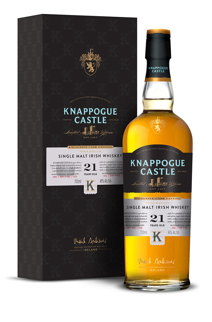 Knappogue Castle 21 Year Old Single Malt Irish Whiskey