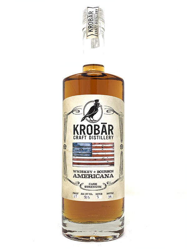 Krobar Americana Cask Strength Bourbon Whiskey