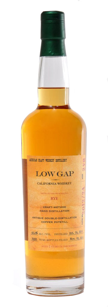 Low Gap 2 Year Rye Whiskey