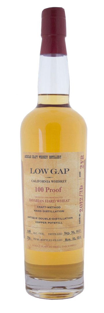 Low Gap 2 Year 100 Proof Whiskey