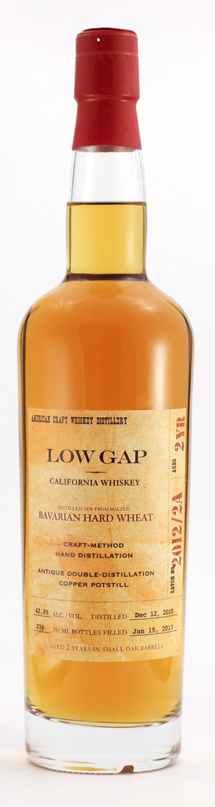Low Gap 100 Proof Bavarian Hard Wheat Whiskey