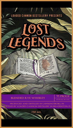 Loaded Cannon Distillery | Lost Legends | Blended Rye Whiskey