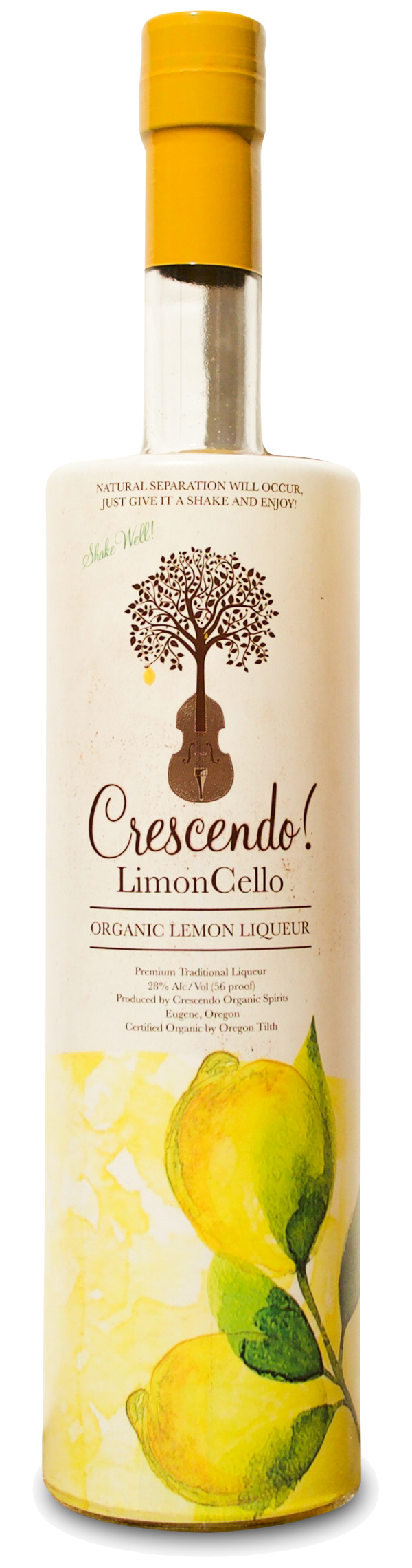 Crescendo LimonCello Organic Lemon Liqueur