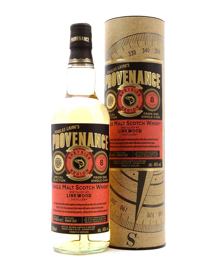 Linkwood 8 Year Old (D.2012, B.2021) Douglas Laing’s Provenance Scotch Whisky | 700ML at CaskCartel.com