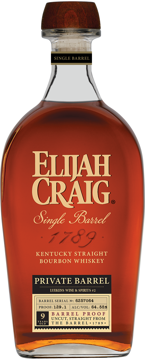 Elijah Craig Single Barrel Barrel Proof (64.55% abv) Kentucky Startight Bourbon Whiskey at CaskCartel.com