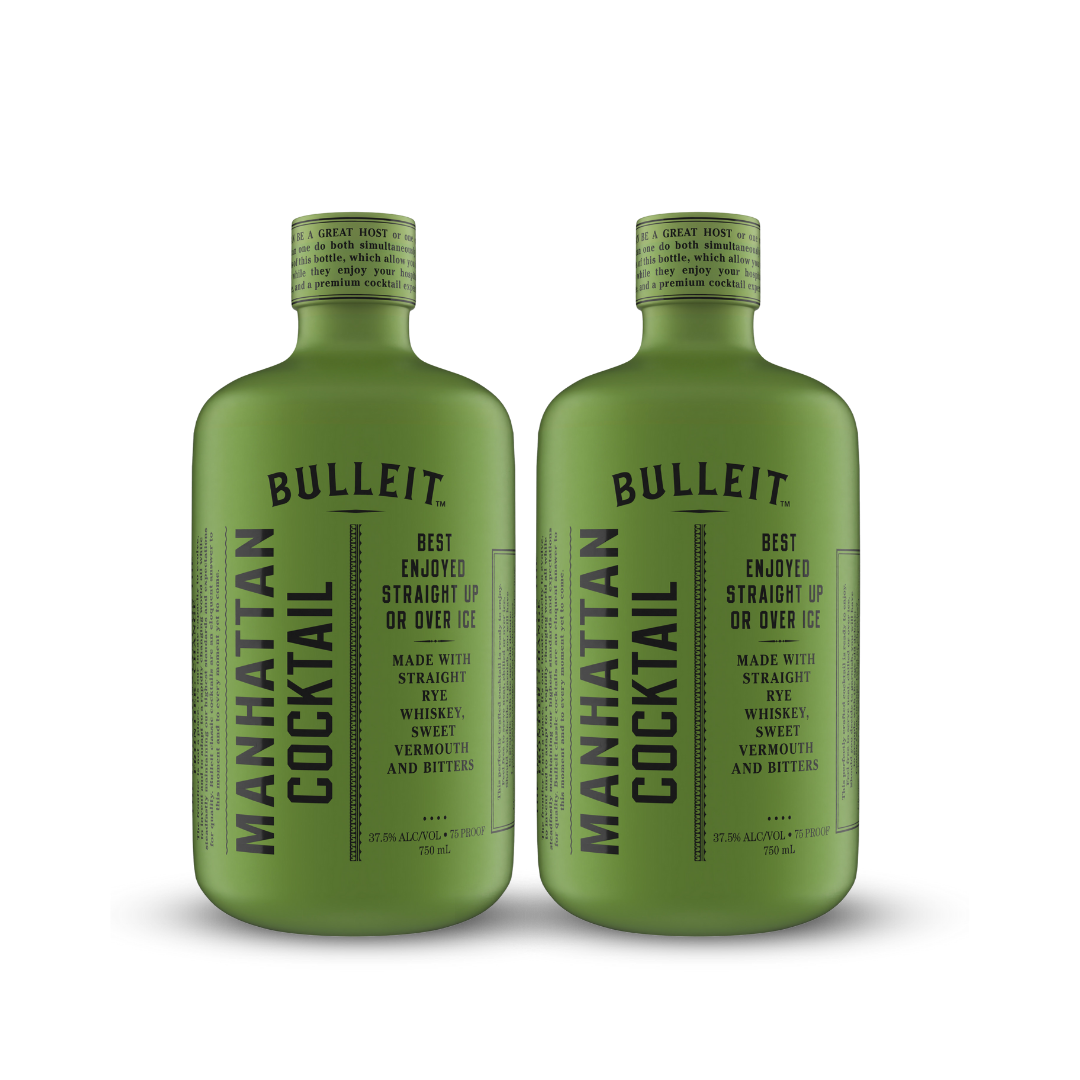 Bulleit Crafted Cocktails | Manhattan Cocktail | (2) Bottle Bundle at CaskCartel.com -1