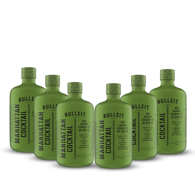 Bulleit Crafted Cocktails | Manhattan Cocktail | (6) Bottle Bundle at CaskCartel.com