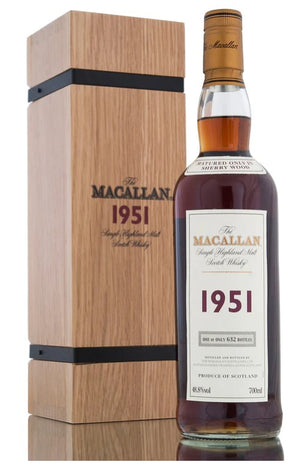 Macallan 1951 Fine & Rare Speyside Single Malt Scotch Whisky | 700ML  at CaskCartel.com