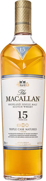 ウイスキー The Macallan 15 Years Old Single Malt The Macallan 15 Year Old Double Cask Single Malt Scotch