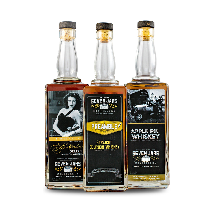 Seven Jars | Ava Gardner #2 Select Bourbon, Preamble Straight Bourbon & Apple Pie Bundle