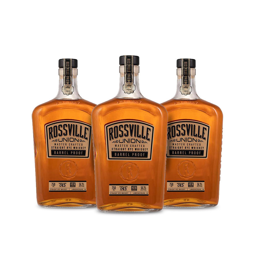 [BUY] Rossville Union Master Crafted | Barrel Proof Straight Rye Whiskey (3) Bottle Bundle at CaskCartel.com