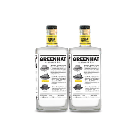 [BUY] Green Hat | Citrus Floral Gin (2) Bottle Bundle at CaskCartel.com
