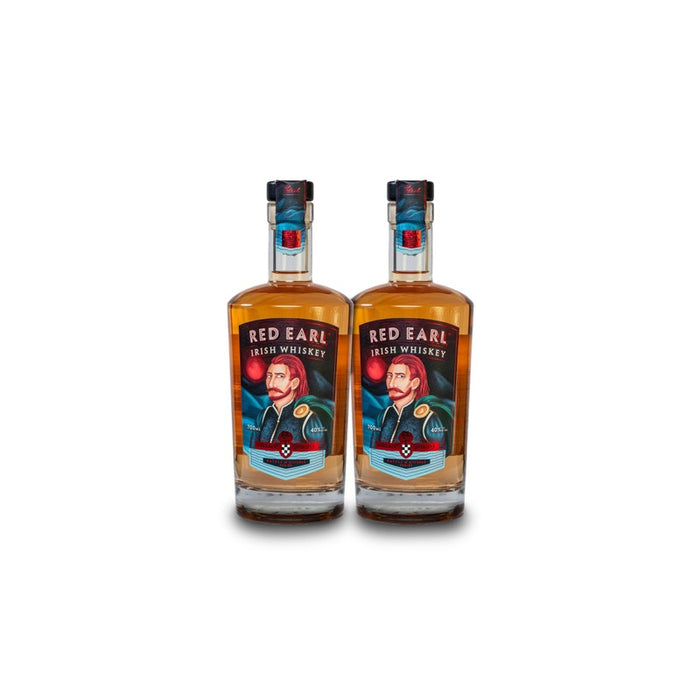 Red Earl Irish Whiskey (2) Bottle Bundle