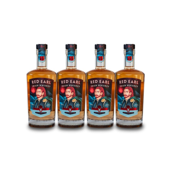 Red Earl Irish Whiskey (4) Bottle Bundle