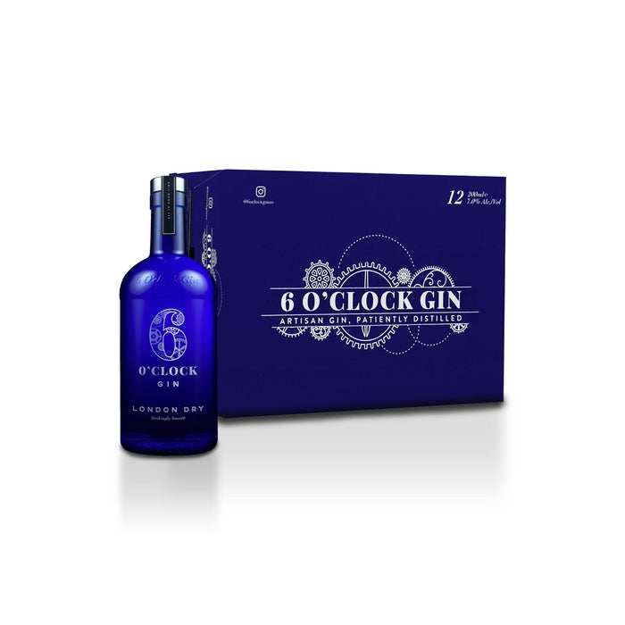 6 O'Clock  London Dry Gin w/ Gin & Tonic (12) Pack Cans