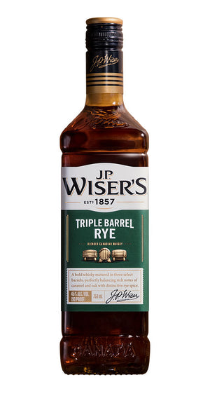J.P. Wiser's Triple Barrel Canadian Rye Whisky - CaskCartel.com