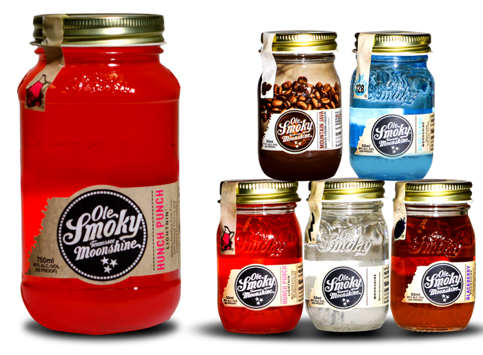 Ole Smoky Moonshine Assortment Mini Jar 50ml (6pk)