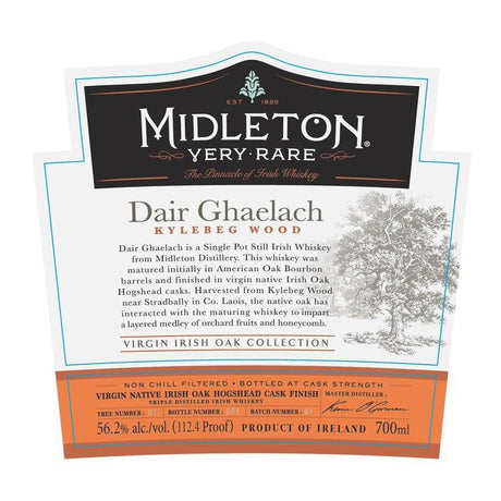 Midleton Very Rare Dair Ghaelach Kylebeg Wood Single Pot Still Irish Whiskey | 700ML at CaskCartel.com