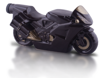 Cask Cartel Whiskey Ceramic Motorcycle