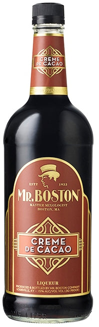 Mr Boston Creme De Cacao Dark Liqueur | 1L