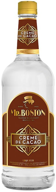 Mr Boston Creme De Cacao Light Liqueur | 1L