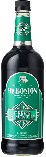 Mr Boston Creme De Menthe Dark Liqueur | 1L