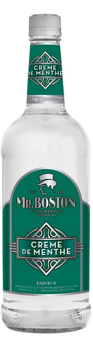 Mr Boston Creme De Menthe Light Liqueur | 1L at CaskCartel.com