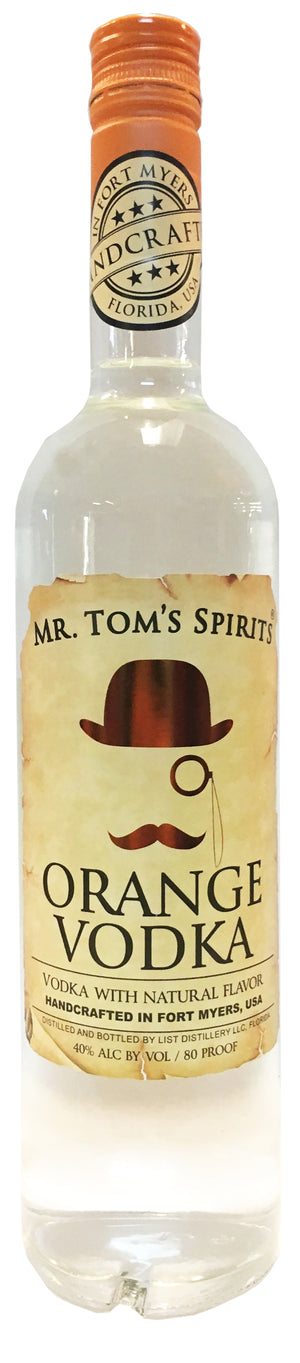 Mr. Tom's Spirits Orange Vodka - CaskCartel.com