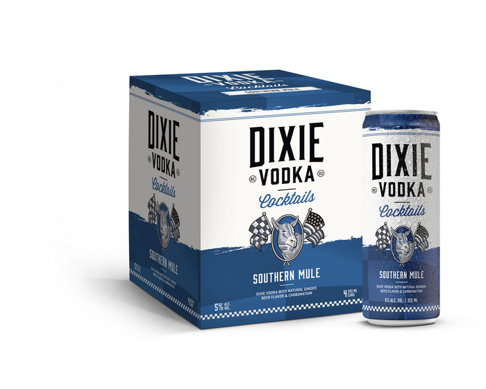 Dixie Vodka Cocktails | Southern Mule (4) Pack Cans