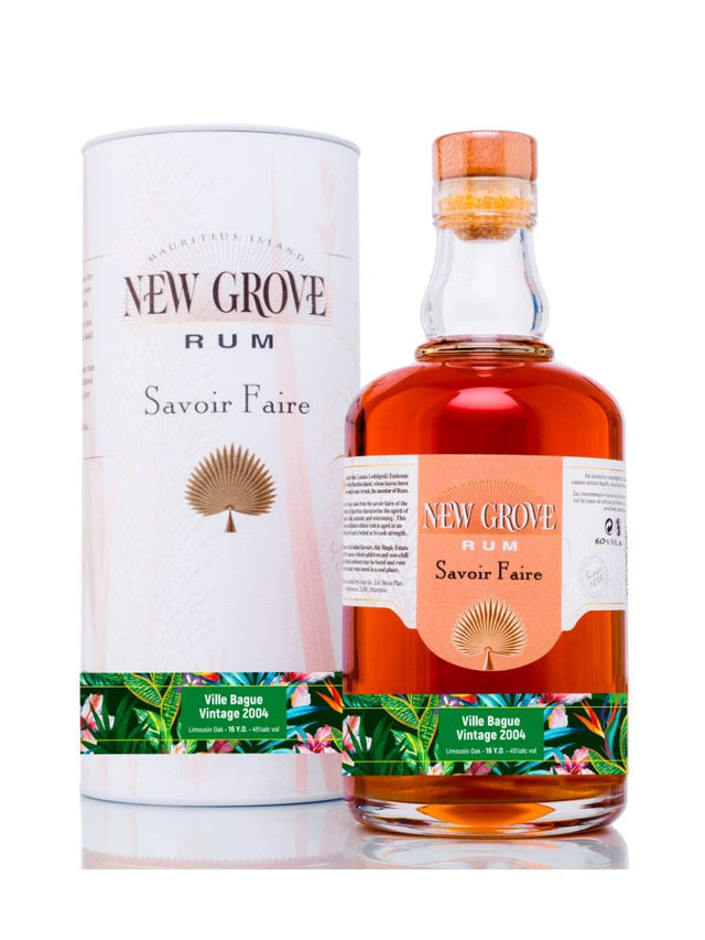 New Grove Savoir Faire Ville Bague Vintage 2004 Mauritius Rum | 700ML at CaskCartel.com