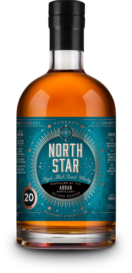 North Star Spirits Arran 20 Year Old Single Malt Scotch Whiskey - CaskCartel.com