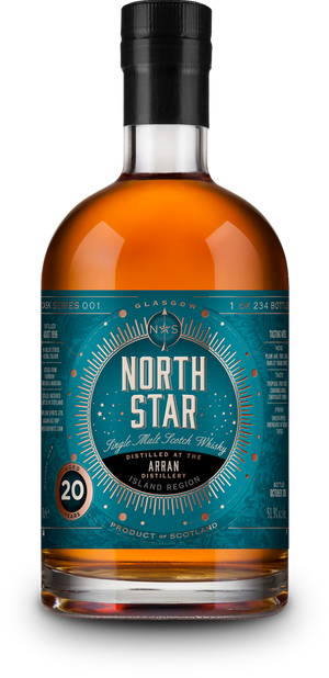 North Star Spirits Arran 20 Year Old Single Malt Scotch Whiskey - CaskCartel.com