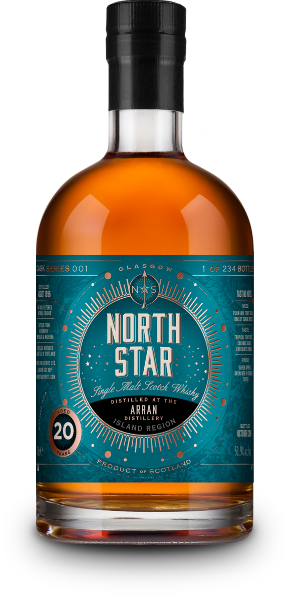North Star Spirits Arran 20 Year Old Single Malt Scotch Whisky