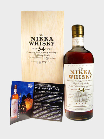 Nikka Whisky 34 Year Old 1999 Whisky