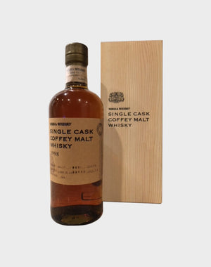 Nikka Single Cask Coffey Malt 1998 with Wooden Box Whisky - CaskCartel.com