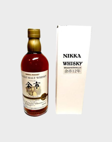 ウイスキー NIKKA YOICHI SINGLE MALT WOODY 500ml BUY] Nikka Yoichi Single Malt 12 Year Old Woody & Vanillic | 500ML