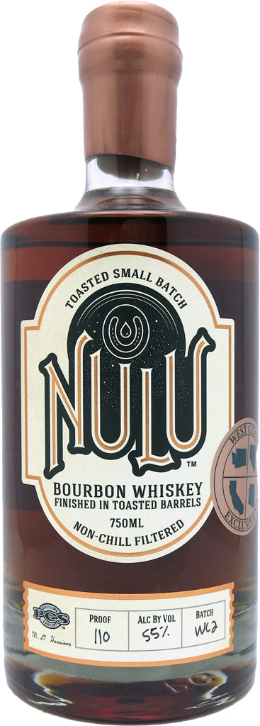 Nulu Reserve Toasted Barrel Small Batch West Coast Exclusive 2 110 PF Bourbon Whiskey