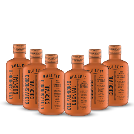 Bulleit Crafted Cocktails | Old Fashioned Cocktail | (6) Bottle Bundle at CaskCartel.com