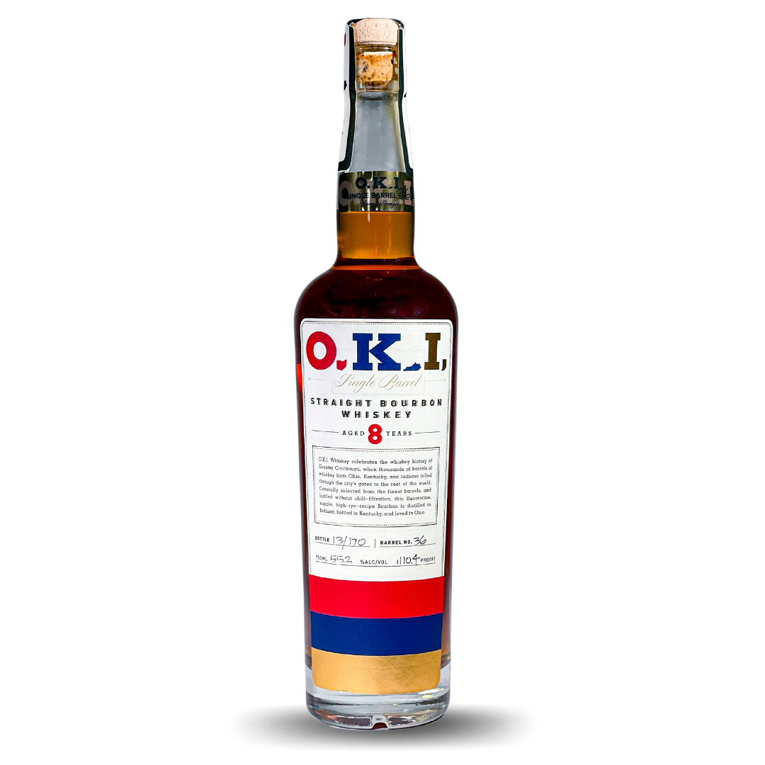 [BUY] New Riff Distilling | OKI Single Barrel 'Aged 8 Years' Straight Bourbon Whiskey at CaskCartel.com
