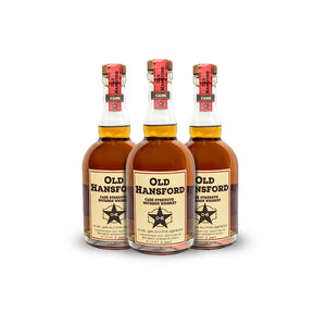 Old Hansford Cask Strength Bourbon Whiskey (3) Bottle Bundle at CaskCartel.com
