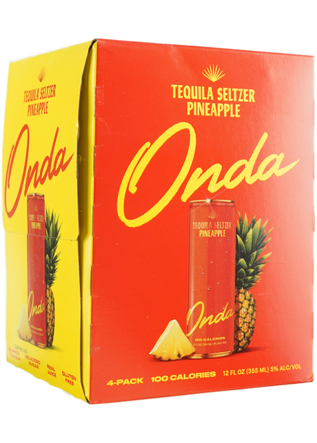 Onda Pineapple Sparkling Tequila Cocktail | 4x355ML at CaskCartel.com