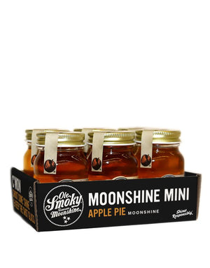 Ole Smoky Apple Pie Moonshine Mini Jar 50ml (6pk) - CaskCartel.com