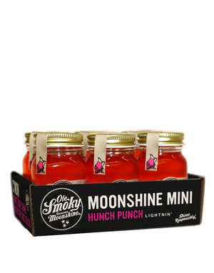 Ole Smoky Moonshine Hunch Punch Lightnin Mini Jar 50ml (6pk) - CaskCartel.com