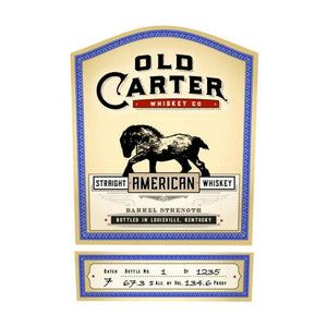 Old Carter Barrel Strength Batch 7 Straight American Whiskey at CaskCartel.com