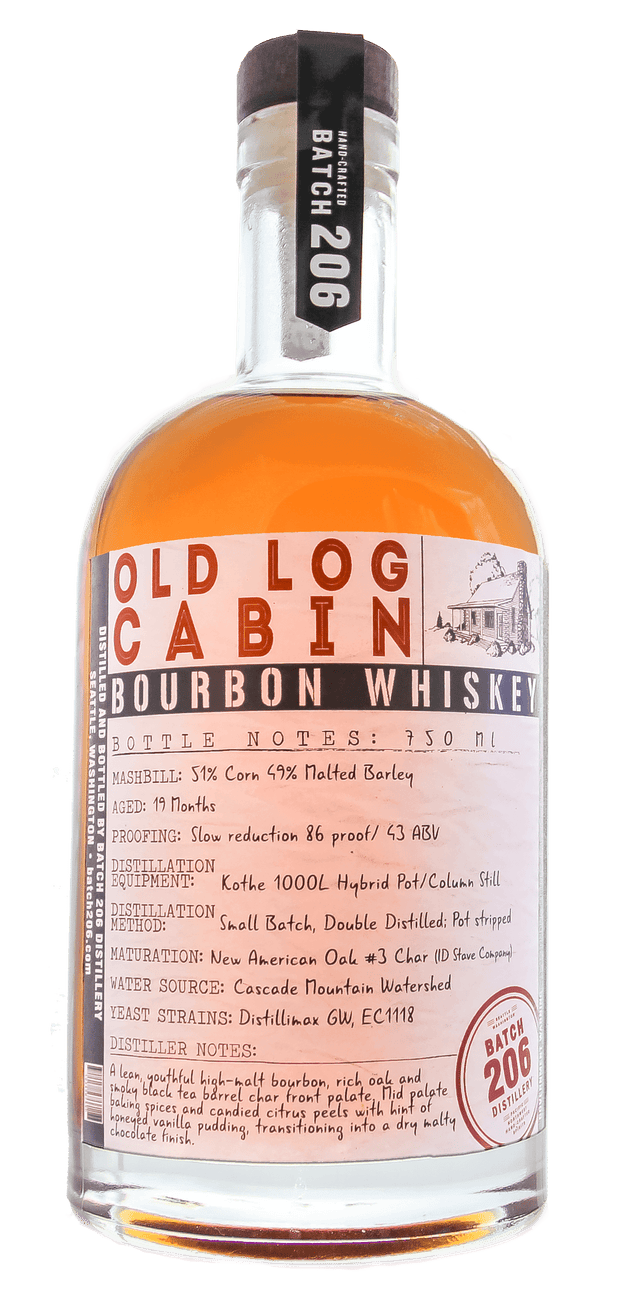 Batch 206 Old Log Cabin Bourbon Whiskey - CaskCartel.com
